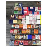 Large Lot of Collectible Matches - 7up - Super Shell - Lucky Strike - Twenty Grand Cigarettes - Sun Maid Raisons and More