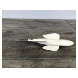 Signed Wood Crappie Spearing Fish Decoy