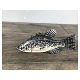 Signed Wood Crappie Spearing Fish Decoy
