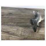 Signed Wood Crappie Spearing Fish Decoy