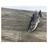 Signed Wood Crappie Spearing Fish Decoy