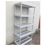 5 Tier Heavy Duty Shelving unit - 36” across x 73” tall x 18” deep