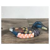 4 - Collectible Duck Figurines and 1 Canadian Goose