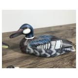 4 - Collectible Duck Figurines and 1 Canadian Goose