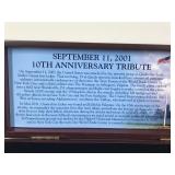 THE MATTHEW MINT REMEMBER SEPTEMBER 11TH HALF DOLLAR PAINTED SET W/ COA