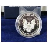 2014 American Eagle One Ounce Silver Proof Coin with Box & COA