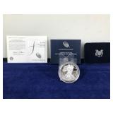 2014 American Eagle One Ounce Silver Proof Coin with Box & COA