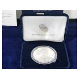 2014 American Eagle One Ounce Silver Proof Coin with Box & COA