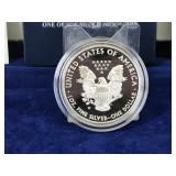 2014 American Eagle One Ounce Silver Proof Coin with Box & COA