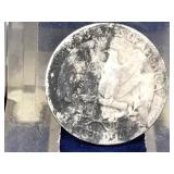 1-1945 Liberty Mercury Silver Dime & 1-1945 Washington Silver Quarter
