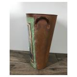 Metal Trash Can - Gone Fishing