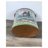 Metal Trash Can - Gone Fishing