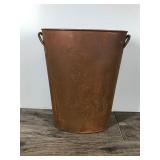Metal Trash Can - Gone Fishing