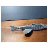Fishing spearing Vintage all metal decoy