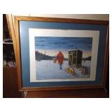 Les Kouba signed framed print (Dark House Finale)