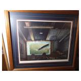 Les Kouba (Dark House Spearing) framed print