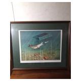 Les Kouba signed & framed (Dark House Action) print