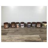 Lot of 8 Vintage Coffee Mugs/Cups with Wildlife Pictures  - Thermo Serv - Royal Crest - Flambeau