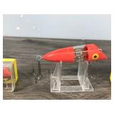 4 - VINTAGE FISHING LURE- NEON MICKEY LURE - LIGHTS AS IT SWIMS