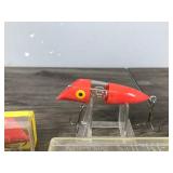 4 - VINTAGE FISHING LURE- NEON MICKEY LURE - LIGHTS AS IT SWIMS
