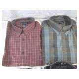 (A-1) 8 New Cotton Reel Shirts Butt...