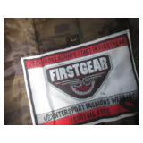 (BR1) FirstGear Leather Motorcycle ...