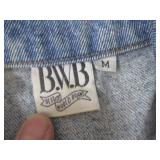 (BR1) B.W.B Denim Vest Size M...