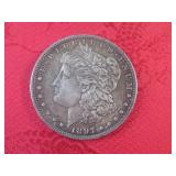 (CNTR) 1897 P Morgan Silver Dollar...