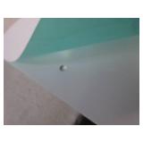 (G-1) 8 Metal Blank Signs in White ...