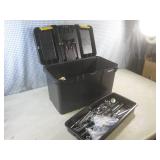 (A-3) 18" Plastic Tool Box with Ass...