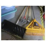 (BS) Yard Tools - Rake, Shovel, Edg...