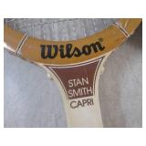 (H-1) 4 Vintage Wood Wilson Tennis ...
