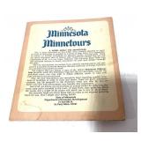 Minnesota Minnetours Old State Map Travel Planner 30" X 25"