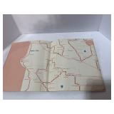 Minnesota Minnetours Old State Map Travel Planner 30" X 25"