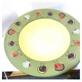 Large Tag Turkey Bowl 17"