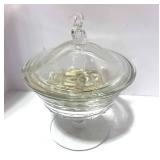 75 Vintage Bulova Watch Crystals w. Covered Dish