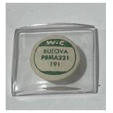 75 Vintage Bulova Watch Crystals w. Covered Dish