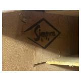 Wooden Simpson Beer Box w Sliding Lid