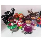 Vintage Set of 6 PVC Mini Cabbage Patch Kids