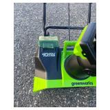 NEW IN BOX Greenworks 40V 20" Cordless Battery Single Stage Snow Blower (No Battery or Charger) Retail $359.99