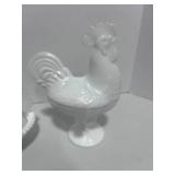 6" Hen on Nest and Rooster