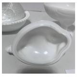 6" Hen on Nest and Rooster