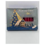 Box of German 14 Red Candles