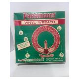 Vintage Paramount Vinyl Christmas Wreath in Box