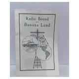 1937 Radio Bound for Banana Land Booklet United Fruit Co