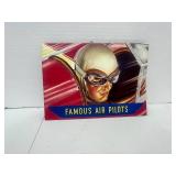 1937 HJ Heinz Co Famous Air Pilots Stamp Card Booklet with letter and 2 Stamps