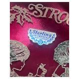 1970-71 Sterling on Crystal Christmas Plates in Cases