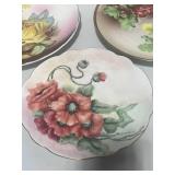 3 Beautiful Flower Plates Austria