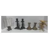 Italian Candle Holders, Bras Candle Sticks, Napkin holder and Decorative Candle holder