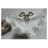 Divided Dish and Vintage Trinket Dish